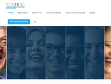 Tablet Screenshot of nobhilldentalcenter.com